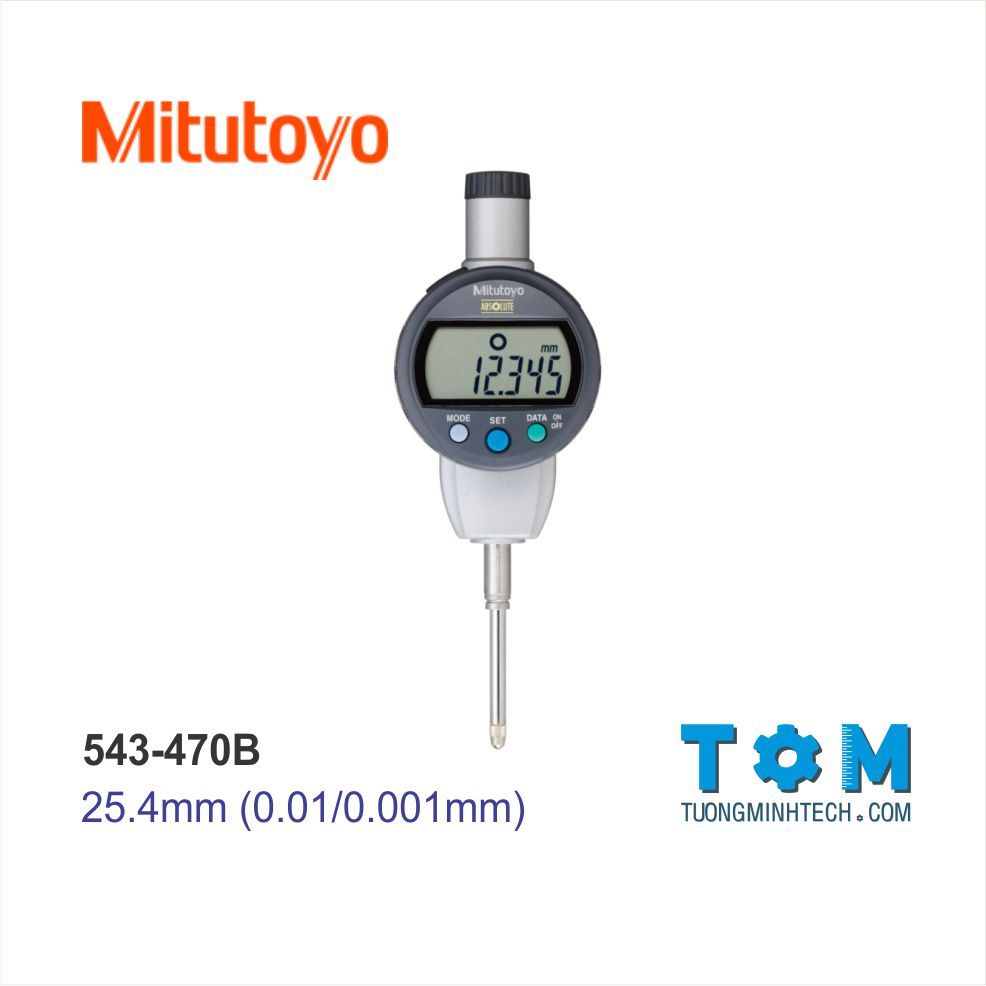 543-470B | Comparateur Mitutoyo, Max 25.4mm, précision